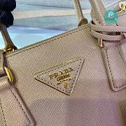 Prada Galleria Saffiano Leather Mini Bag In Beige 20x9.5x15 cm - 6