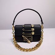 Fendi x Versace Baguette Black Bag 20x13x5cm - 1