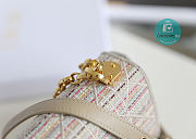Dior Caro Bags Handbag Embroidery 20x12x7cm  - 6