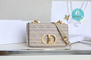Dior Caro Bags Handbag Embroidery 20x12x7cm  - 4