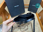 YSL Mini Toy Cro-effect Shopping In Black 21 cm  - 6