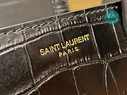 YSL Mini Toy Cro-effect Shopping In Black 21 cm  - 5