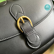 Gucci Black Leather Shoulder Bag 15x24x8cm - 2