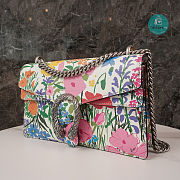 Gucci Scott Small Dionysus Shoulder Bag In White 28x17x9 cm - 5