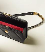 Chanel 19 Belt Phone Holder Lambskin In Black 10 × 17 × 4 cm  - 3