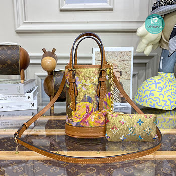 Louis Vuitton Nano Bucket Autres Toiles Monogram 13×9.5×17.5cm