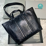 Colestore Balenciaga Medium East-West Shopper Bag In Black 31x26.9x15cm - 5