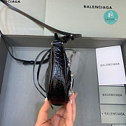 Colestore Balenciaga Mini Le Cagole Chain Bag In Black 20x11x4cm - 3