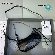 Colestore Balenciaga Mini Le Cagole Chain Bag In Black 20x11x4cm - 4