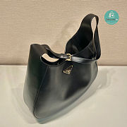 Prada Mini Bucket Bag In Black 12x14.5x7.5cm - 5