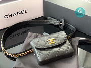 Chanel Vintage Belt Bag In Black 15x11cm - 6