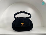 Chanel Vintage Velvet Top Handle Bag 24×17×7 cm - 1