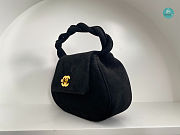 Chanel Vintage Velvet Top Handle Bag 24×17×7 cm - 4
