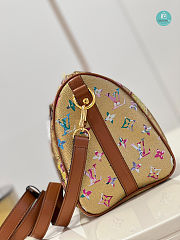 Louis Vuitton Speedy Bandoulière 25 handbag In Metallic-Gold-Color Coated Canvas 25 x 19 x 15cm - 2