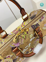 Louis Vuitton Speedy Bandoulière 25 handbag In Metallic-Gold-Color Coated Canvas 25 x 19 x 15cm - 4