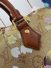 Louis Vuitton Speedy Bandoulière 25 handbag In Metallic-Gold-Color Coated Canvas 25 x 19 x 15cm - 6