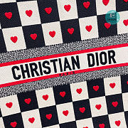 Dior Book Tote Large Dioramour D-Chess Heart Embroidery 41.5 x 32 x 16 cm - 2