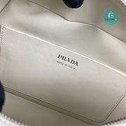 Prada Small Brushed Leather Supernova Handbag In White 31x16x13.5cm - 2