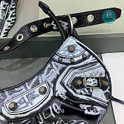Colestore Balenciaga Le Cagole Graffiti Shoulder Bag In Black 26x12x6 cm - 2