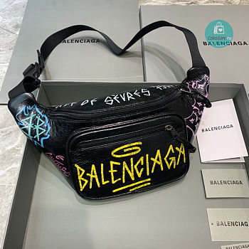 Colestore Balenciaga Graffiti Waist Bag 37x8.5x17 cm