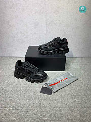 Prada Cloudbust Thunder Sequined Sneakers In Black  - 2