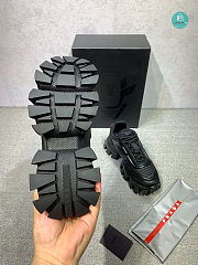 Prada Cloudbust Thunder Sequined Sneakers In Black  - 4