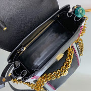 Versace La Medusa Bag In Black 25x15x22 cm - 6