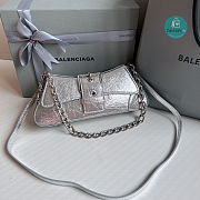 Colestore Balenciaga Small Lindsay Shoulder Bag In Silver 29X13X4.8cm - 6