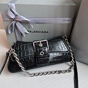 Colestore Balenciaga Small Lindsay Shoulder Bag In Black 29X13X4.8cm - 6
