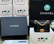 Chanel Le Boy Mini Caviar In Black 15x10x6cm - 1