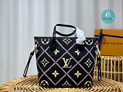 Louis Vuitton Neverfull MM Bag+Pouch Empreinte Black/Pink 31.0 x 28.0 x 14.0 cm - 5