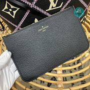 Louis Vuitton Neverfull MM Bag+Pouch Empreinte Black/Pink 31.0 x 28.0 x 14.0 cm - 2