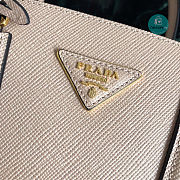 Prada Medium Galleria Saffiano Pink 31x22.5×13.5cm - 5