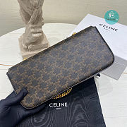Celine Chain Bag Triomphe In Triomphe Canvas 33x13x5cm - 4