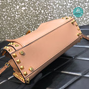 Valentino Garavani Rockstud-embellished Tote Bag In Nude 22x17x7cm  - 2
