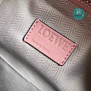 Loewe Gingham Puzzle Bag In Pink Size 29cm - 6
