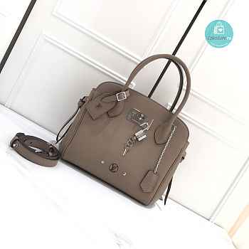 Louis Vuitton Veau Nuage Leather Milla MM In Turtledove 30.0 x 26.0 x 12.0 cm
