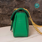 Gucci GG Marmont Small Shoulder Bag In Green 24x13x7cm - 5