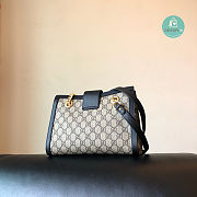Gucci Padlock Small GG Shoulder Bag in Black 26x18x10cm - 2