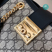 Gucci Padlock Small GG Shoulder Bag in Black 26x18x10cm - 5