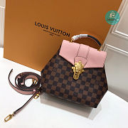 Louis Vuitton LV Clapton Backpack N42262 Damier Brown Pink 21.0 x 21.0 x 11.0 cm - 1