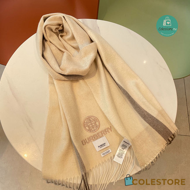 Burberry Scarf In 100% Cashmere size 32x180cm - 1