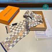 Louis Vuitton Silk Double-sided Scarf 120x6cm - 6