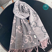 Gucci Scarf Double-sided Cashmere 45x195cm - 1