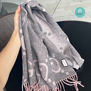 Gucci Scarf Double-sided Cashmere 45x195cm - 5