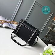  Louis Vuitton Mylockme Chain Bag Lockme Leather In Black 22.5 x 17.0 x 5.5 cm - 4