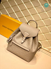 Louis Vuitton Montsouris Backpack Monogram Empreinte Leather In Turtledove 27.5 x 33.0 x 14.0 cm - 1