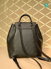 Louis Vuitton Montsouris Backpack Monogram Empreinte Leather In Black 27.5 x 33.0 x 14.0 - 4