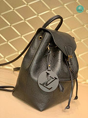 Louis Vuitton Montsouris Backpack Monogram Empreinte Leather In Black 27.5 x 33.0 x 14.0 - 2