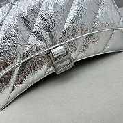 Colestore Balenciaga Crush small chain-strap silver shoulder bag 25x15x9.5cm - 5